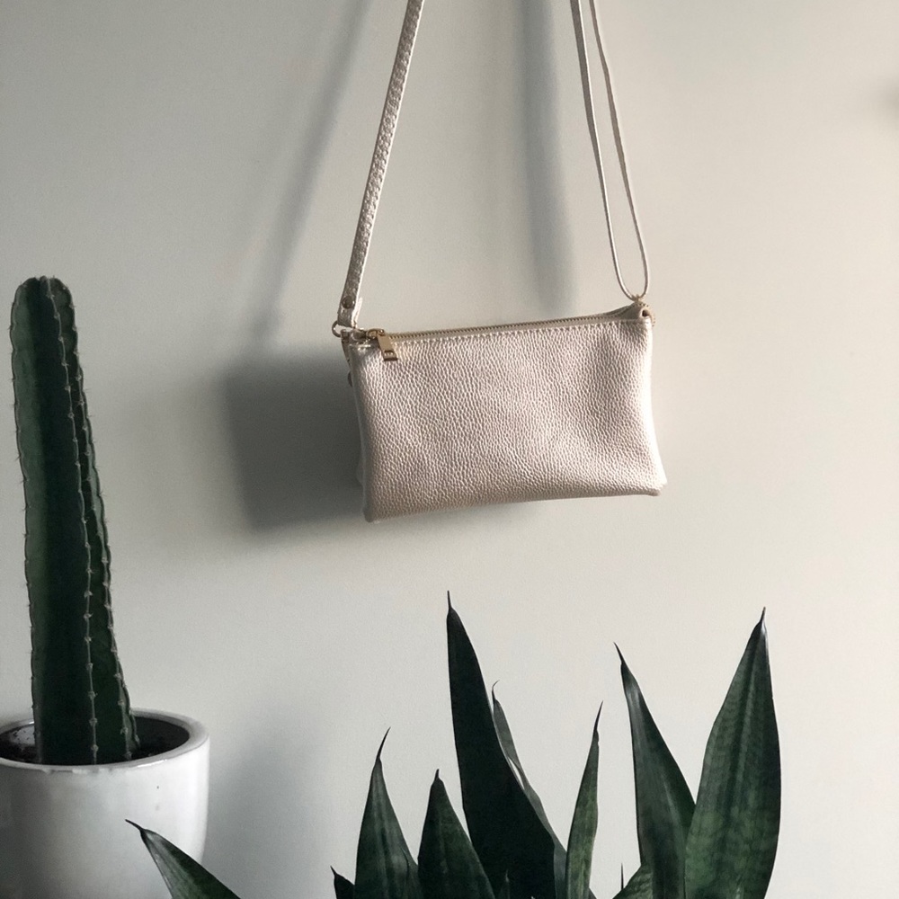 Liz Gold Crossbody Purse